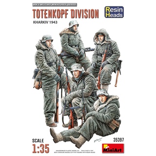 โมเดลประกอบ MiniArt 1/35 MI35397 TOTENKOPF DIVISION. KHARKOV 1943. RESIN HEADS