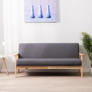 DECOS โซฟา 3 ที่นั่ง รุ่นบิสกี้ สีเทา |AB|
