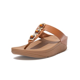 FITFLOP FINO รองเท้าแตะแบบหูหนีบผู้หญิง รุ่น DA8-592 สี Light Tan