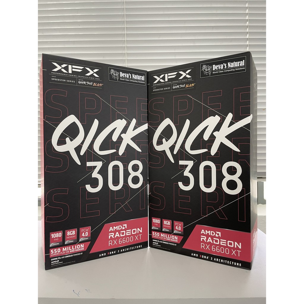 [มือหนึ่ง] XFX RX 6600XT QICK 308 ของใหม่มือหนึ่ง จาก DEVA