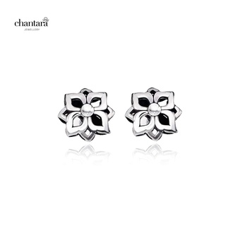 ต่างหูนิล ต่างหูเงิน 92.5% "Thai Earring With An Onyx" ต่างหูชาย ต่างหูหญิง ต่างหูเงินรมดำ อัญมณีด้านการเงิน แถมผ้าเช็ด