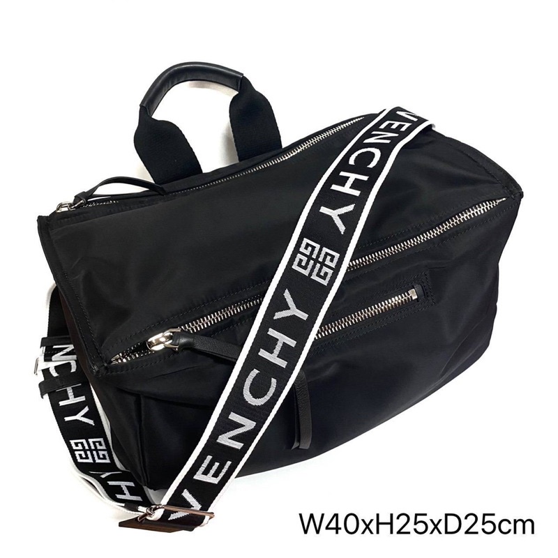 Givenchy pandora logo strap shoulder bag กระเป๋า จีวองชี่ ของแท้ ส่งฟรี EMS ทั้งร้าน