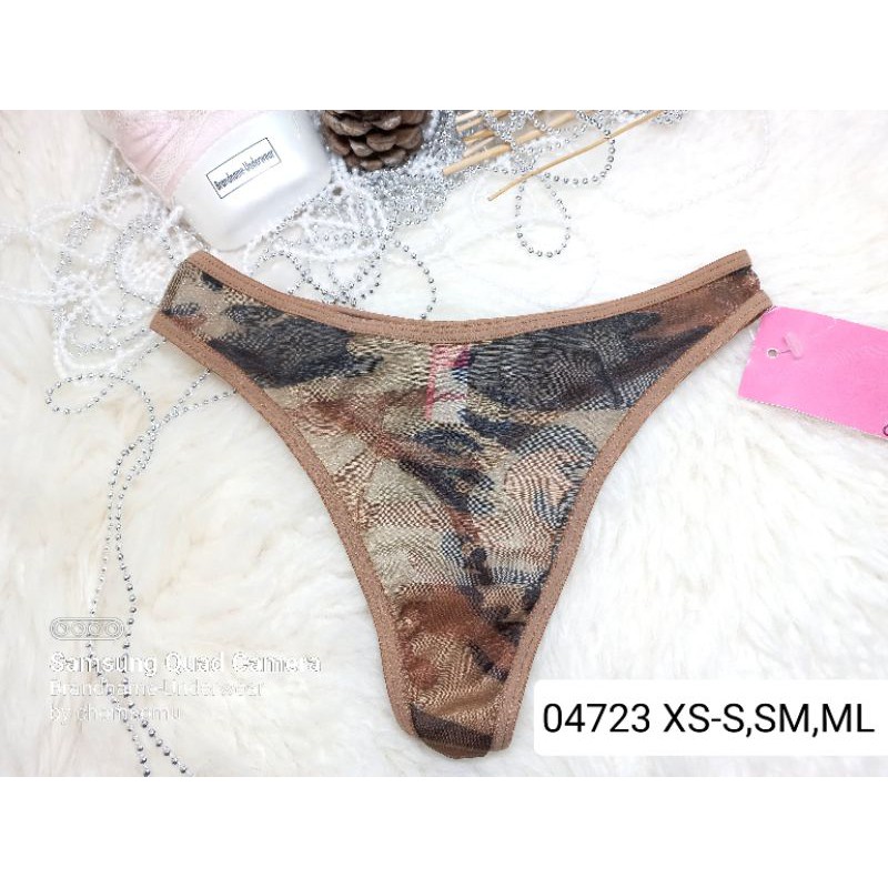 ตำหนิจิ๊ดๆ สุ่มให้ Size XS,S,M,L ชุดชั้นใน/กางเกงชั้นใน ทรงจีสตริง(G-string) No.04723