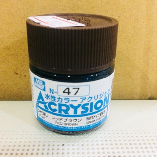 Mr.Hobby ACRYSION [สูตรน้ำ] N47 RED BLOWN