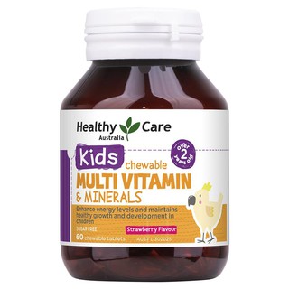 Healthy Care Kids Vitamin &amp; Mineral Multi 60 Chewable Tablets