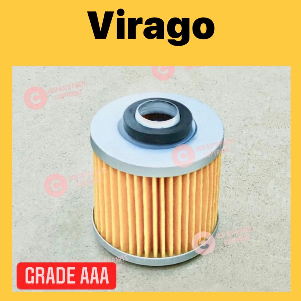 YAMAHA VIRAGO VIRAGO250 VIRAGO535 VIRAGO750 VIRAGO1100 VIRAGO 250 535 750 กรองน้ํามันเครื่อง MINYAK 
