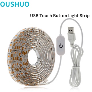 แถบไฟ LED 5V 2835 USB IP20 IP65 เซนเซอร์สวิตช์สัมผัส กันน้ํา สําหรับห้องครัว