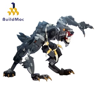 Buildmoc ของเล่นตัวต่อเลโก้ รูปหมาป่า แมลง สร้างสรรค์ สําหรับเด็ก ของขวัญ 448 ชิ้น