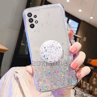 เคส Samsung Galaxy A32 4G 5G Glitter Star Soft Silicone cover Samsung Galaxy A32 2021 Housing shell