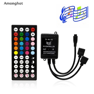 ((Amonghot)) รีโมตคอนโทรล Dc12v 44 คีย์ สําหรับ Rgb Led