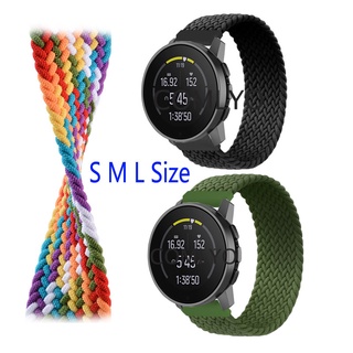 SUUNTO 9 PEAK Strap Nylon SUUNTO Watch 3 Fitness 5 PEAK Band Weave Elastic Replace Wristband Sport Watchband Bracelet S M L Size