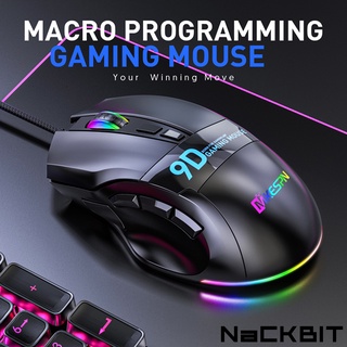 Professional 12000 DPI Gaming Mouse 7 Buttons LED Optical USB Wired Mice for Pro Gamer High Quality