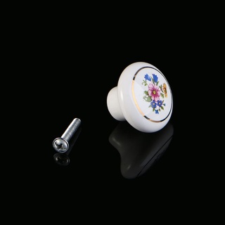 PCF* Ceramic Kitchen Door Knobs Cabinet Drawer Cupboard Locker Pull Handle