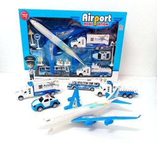 AIRPORT โมเดล เครื่องบิน งานเป็นเซ็ต สินค้า ได้ตามรูปแน่นอน 100% สินค้ามีพร้อมส่ง ถูกใจ เด็ก ๆ แน่นอน 238 ราคาถูก