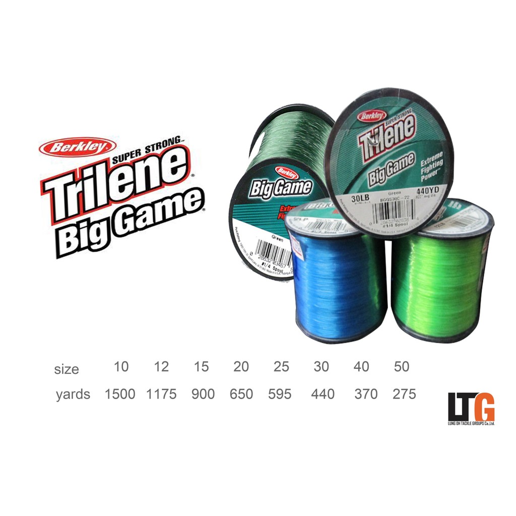 ✨️ สาย Berkley Trilene Big game 1/4 สายเอ็น