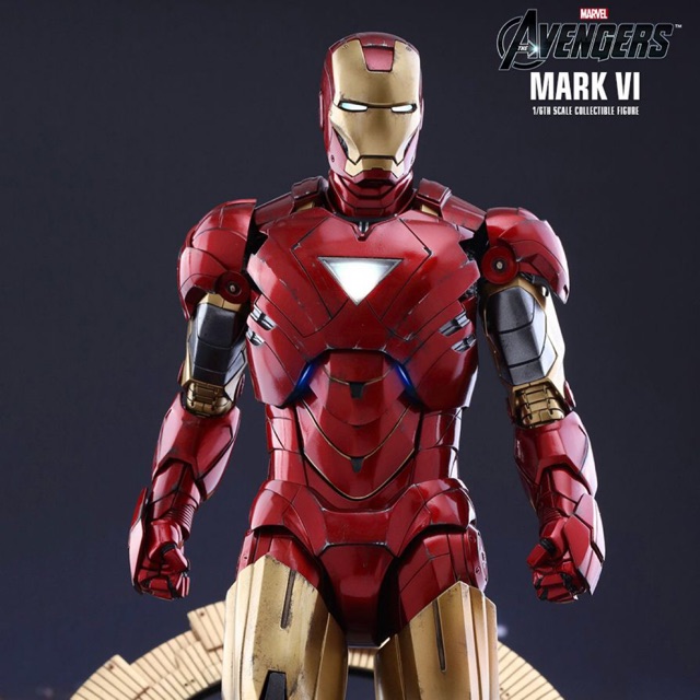 Iron Man Mark VI (MK6) MMS378D17 🔥Hot 