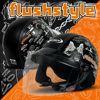 หมวกกันน็อคครึ่งใบ V-TECH Helmet รุ่น FLUSHSTYLE 1016 (สำหรับผู้ใหญ่)