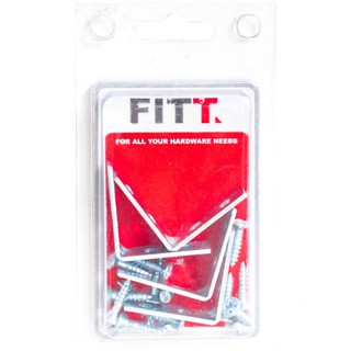 FITT 30X30MM L SHAPE BRACKET 4EA เหล็กฉาก ตัวL FITT 30X30 MM 4EA อะไหล่เฟอร์นิเจอร์อื่นๆ อะไหล่เฟอร์นิเจอร์ เฟอร์นิเจอร์