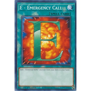 การ์ด Yugioh - TCG - E - โทรฉุกเฉิน / LDS3-EN108