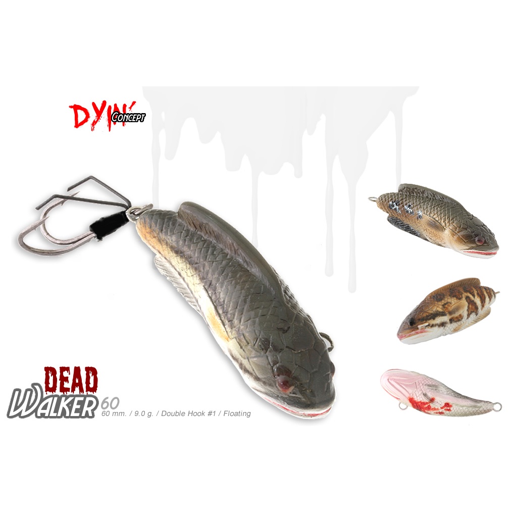 เหยื่อเลื้อย DeadWalker 60F ของใหม่มีกล่อง