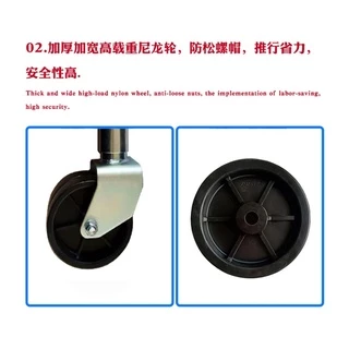 doti ล้อหน้าเทรลเลอร์ ขนาด 1500ปอนด์ แบบล้อคู่ DUAL WHEEL TRAILER JACK 1500 LBS อุปกรณ์เสริมขาตั้ง