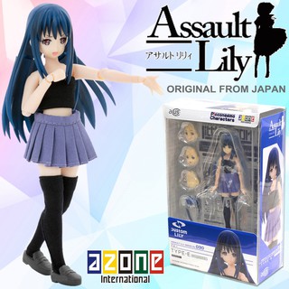 งานแท้ ฟิกม่า Azone International Assault Lily Bouquet Series แอสเซาท์ ลิลลี่ Custom Type E Battle Dress Hair Blue 1/12