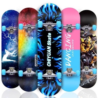 สเก็ตบอร์ด Skateboards ขนาด80*20*10cm รุ่นCY-3108 เมเปิ้ลเกรดเอ ทนทานไม่แตกง่าย สเก็ตบอร์ดแฟชั่น