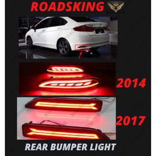 ไฟ Led สะท้อนแสง ติดกันชนหลัง สําหรับ HONDA CITY 2014-2016 2017-2019