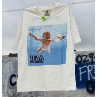 เสื้อยืดใหม่พร้อมส่ง เสื้อยืดแขนสั้นลําลอง คอกลม พิมพ์ลายสระว่ายน้ํา Nirvana Five-Star Cobain Dollar สไตล์วินเทจ สําหรับ