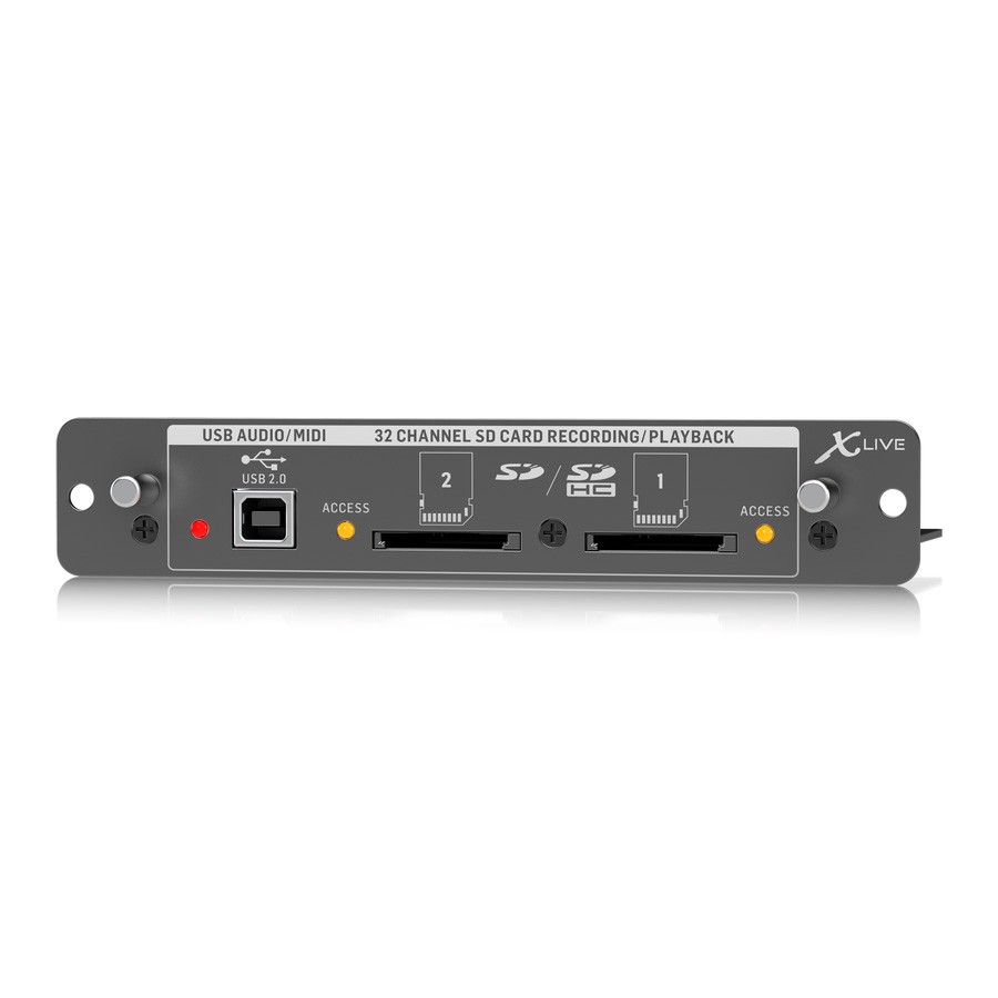 การ์ดสำหรับบันทึกเสียง BEHRINGER X-LIVE Expansion Card for X32