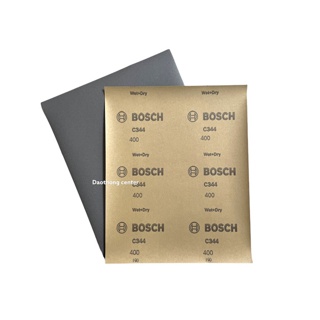 [ช้อปดีมีคืน ออกใบกำกับภาษีได้] BOSCH กระดาษทราย ใช้สำหรับขัดโลหะ ทุกเบอร์ (x1แผ่น)