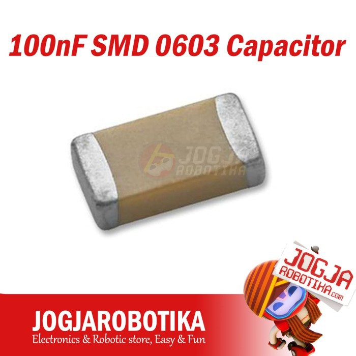 ตัวเก็บประจุ SMD 0603 100nF