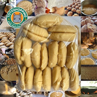 น้ำตาลโตนดผสมน้ำตาลมะพร้าว แบบปึก 1 kg. เพชรบุรีแท้100%หวานละมุนน้ำตาลโตนดแท้