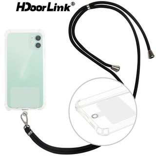 Hdoorlink สายคล้องโทรศัพท์ สากล ปรับได้ สายคล้องคอ ที่ถอดออกได้ สายคล้องคอ สําหรับโทรศัพท์มือถือ สายคล้องคอ