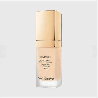 พร้อมส่ง - ป้าย King DOLCE &amp; GABBANA Velvetskin Perfect Matte Fluid Foundation SPF20 30ML