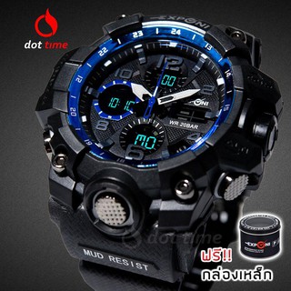 นาฬิกาข้อมือชาย เครื่องญี่ปุ่น แฟชั่น สปอร์ต เท่ EXPONI EP21BLU SPORT CHRONOMETER WATCH