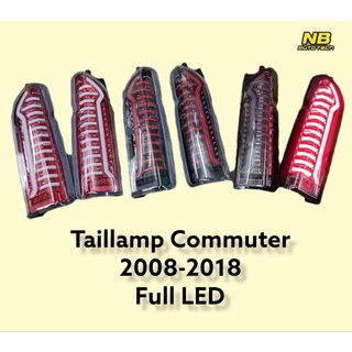 ไฟท้าย รถตู้ ไฟท้ายแต่ง รถตู้ คอมมิวเตอร์  led us ไฟเลี้ยววิ่ง ปี 2008-2017 taillamp hiace commuter led is style