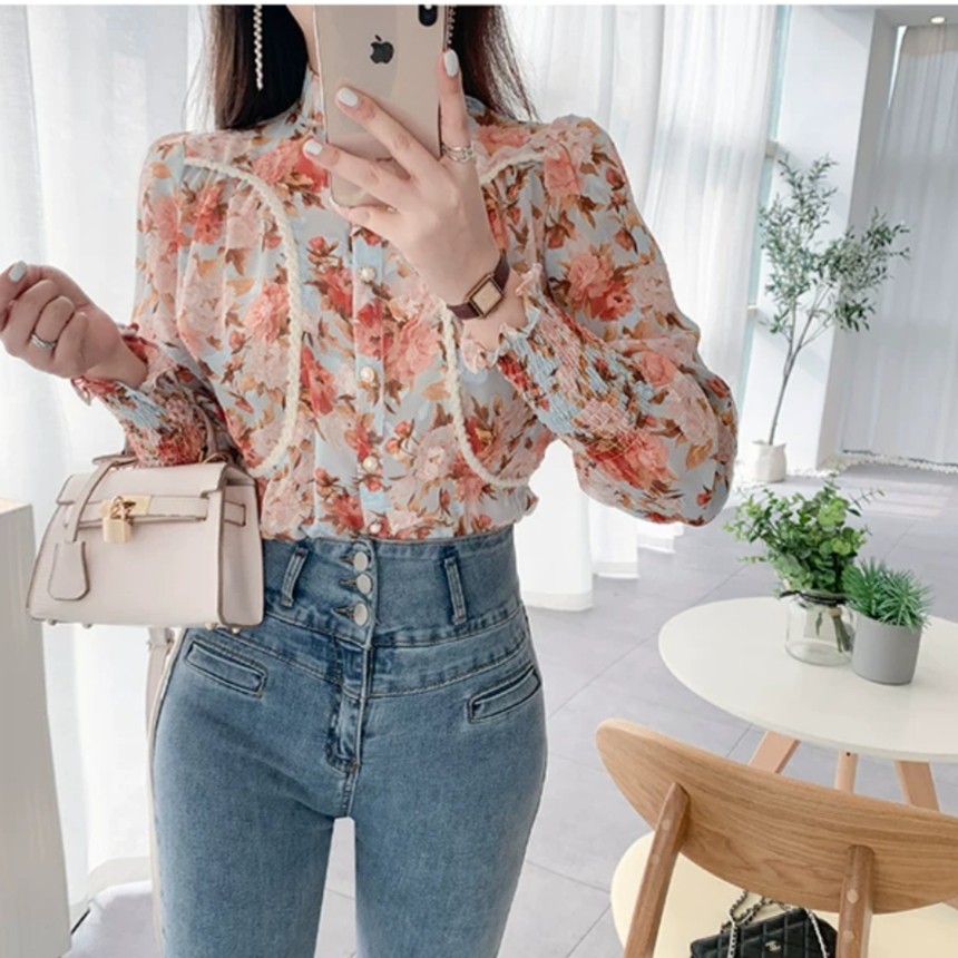 เมลโรส เสื้อสม็อคแขน * 2091