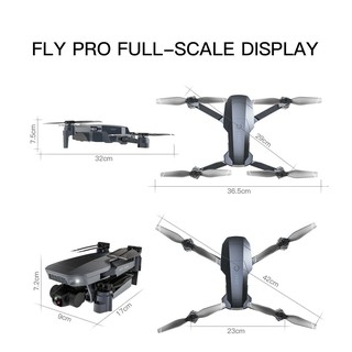 【ZLRC SG907 Pro 】 มีกระเป๋า กล้องชัด 4K กิมบอล 2 แกน 5G WIFI FPV GPS Foldable RC Drone 2-Aix gimbal แถมกระเป๋า ฟรี!