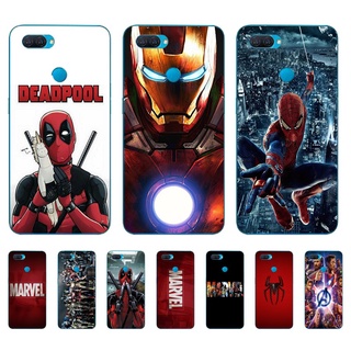 เคสโทรศัพท์ ซิลิโคนนิ่ม Tpu ป้องกันเต็มเครื่อง ลายการ์ตูนโลโก้ Marvel Comics สําหรับ OPPO F1S A59 A12 A15 A77