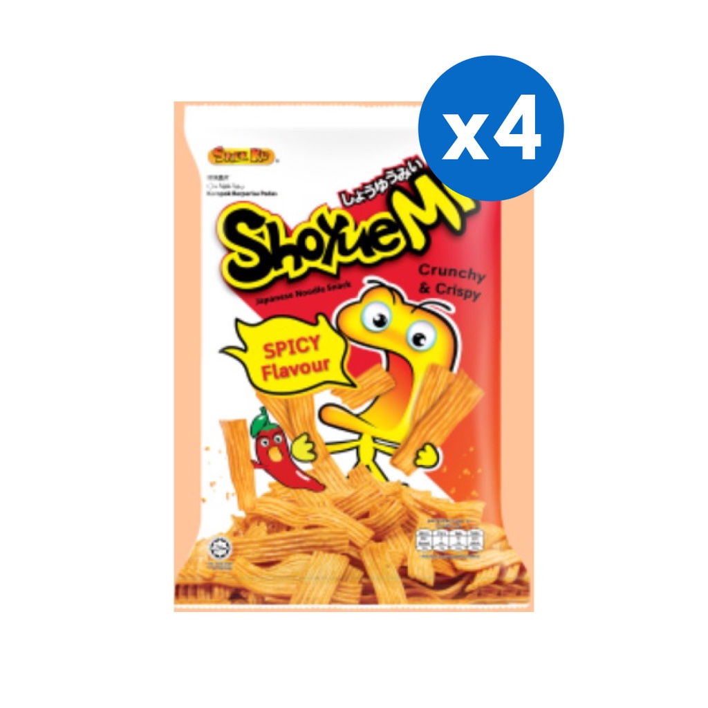 [4ชิ้น]Shoyue Mi โซยูมิ ขนมอบกรอบ 70 กรัม รสสไปซี่