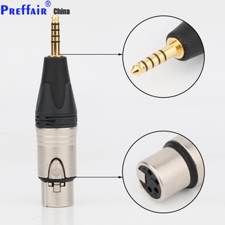 อะแดปเตอร์ HIFI NEUTRIK 4 Pin XLR to 4.4 มม. Pentaconn Male to Female Angle