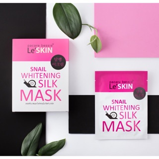 🐌LeSKIN SNAIL WHITENING SILK  MASK