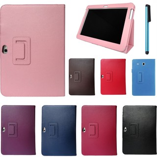 เคสหนัง pu กันกระแทกสําหรับ samsung galaxy note 10 . 1 gt - n 8000 n 8010