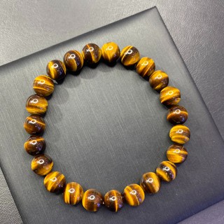 กำไลหินแท้ไทเกอร์อายส์ (Tigers Eye) High Grade 6, 8 และ 10mm