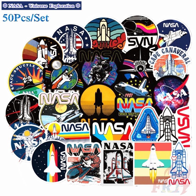 NASA - Series 03 Universe Exploration สติ๊กเกอร์ 50Pcs/Set DIY Fashion Luggage Laptop Skateboard Decals Doodle สติ๊กเกอร์