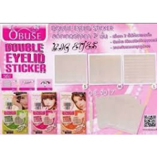 ⚡FLASH SALE⚡♡พร้อมส่ง์ ตา2ชั้น🌟OBUSE  OB9017 Double Eyelid Sticker สติ๊กเกอร์ทำตา 2 ชั้น สีใส