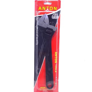 Anton ประแจเลื่อน 12" (สีดำ)