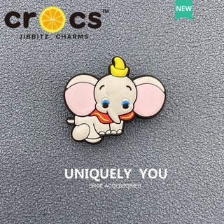 Crocs jibbitz charms การ์ตูนดัมโบ้ สัตว์ รองเท้า ดอกไม้ รองเท้า หัวเข็มขัด น่ารัก อุปกรณ์เสริม