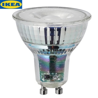 IKEA LEDARE เลียดดาเร่ หลอดไฟ LED GU10 600 ลูเมน และขนาด GU10 345 ลูเมน ใช้หลอด LED ใช้งานร่วมกับโคมไฟที่หรี่ไฟได้